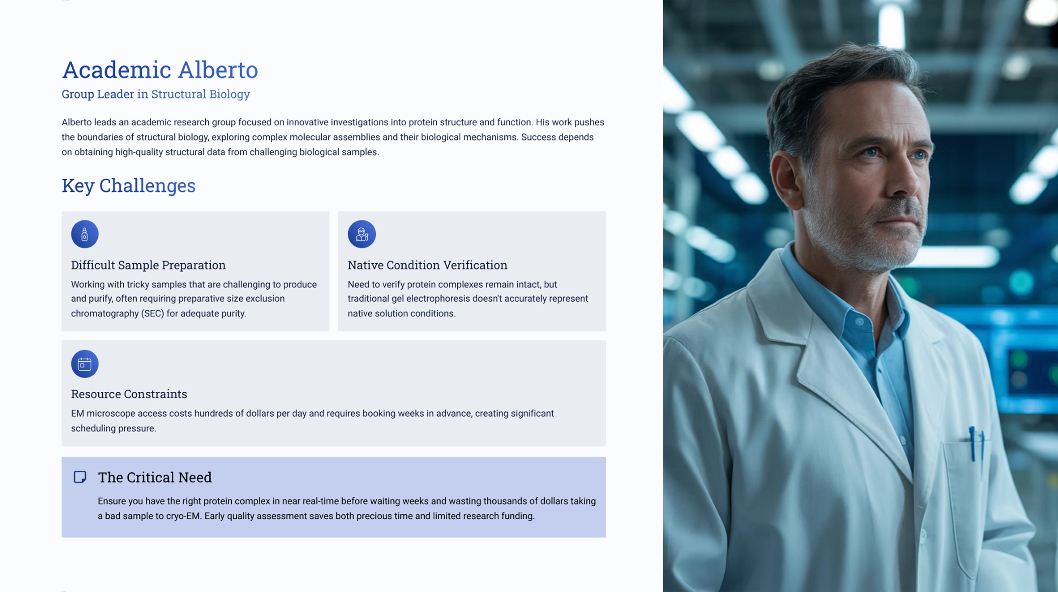 Academic Alberto persona